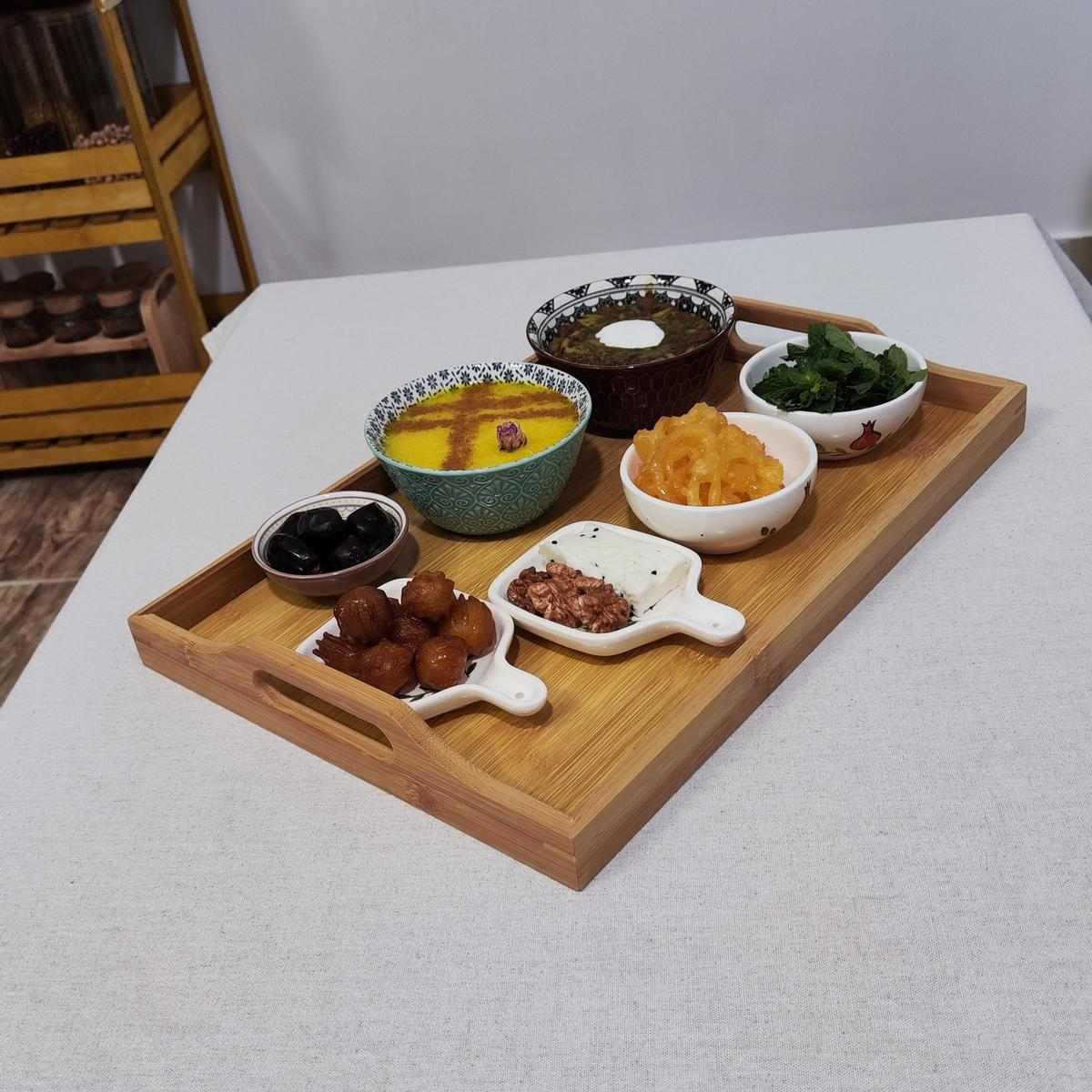 سینی بامبو متوسط